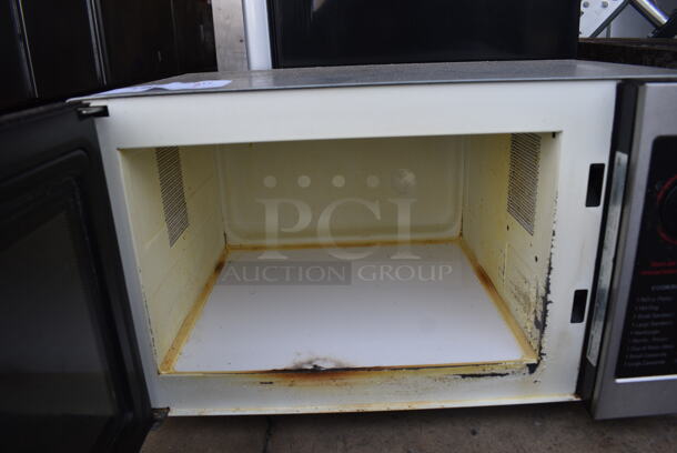 2010 Panasonic NE-1024F Stainless Steel Commercial Countertop Microwave Oven. 120 Volts, 1 Phase. 20x15x12 - Image 4 of 6