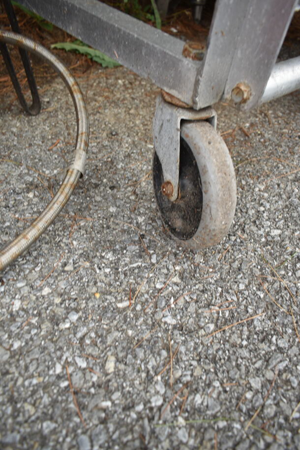 Metal Commercial Pan Transport Rack on Commercial Casters.  - Image 2 of 2