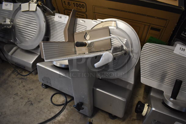 Bizerba Stainless Steel Commercial Countertop Meat Slicer. 120 Volts, 1 Phase. 30x24x24. Tested and Working! - Image 3 of 5