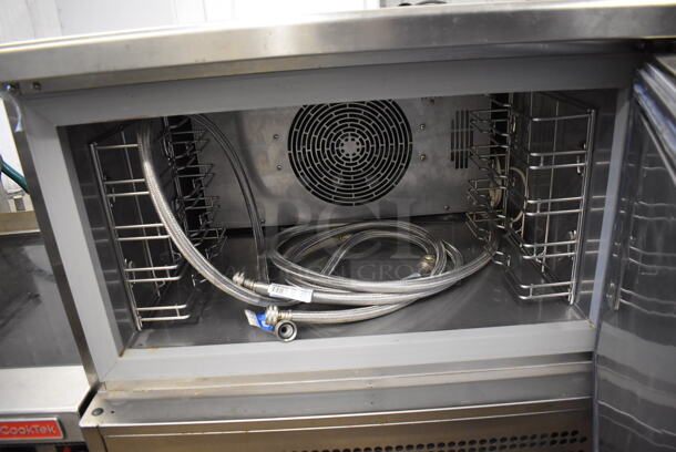 2019 Desmon GBF-5PNA+ETL Stainless Steel Commercial Undercounter Blast Chiller on Commercial Casters. 110-115 Volts, 1 Phase. 31.5x31.5x35. Tested and Powers On But Touch Screen Does Not Work - Image 4 of 6