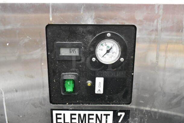 Jun-Air 87R-4MN1-HSBHH Stainless Steel Commercial Element 7 Nitro Brew Nitrogen Generator on Commercial Casters. 120 Volts, 1 Phase. - Image 3 of 5