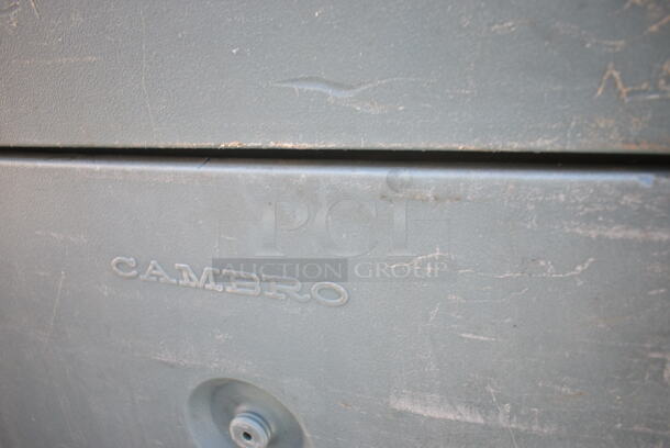Cambro Poly 2 Door Reach In Portable Catering Cabinet on Commercial Casters.  - Image 6 of 6