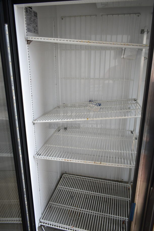 2018 True GDM-72F-HC Metal Commercial 3 Door Reach In Freezer Merchandiser w/ Poly Coated Racks. 115-208/230 Volts, 1 Phase.  - Image 4 of 5