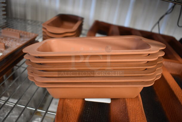 12 Ever-ocean 1711B Orange Silform Single Loaf Baking Pan Liner. 10x4x1.5. 12 Times Your Bid! - Image 1 of 3