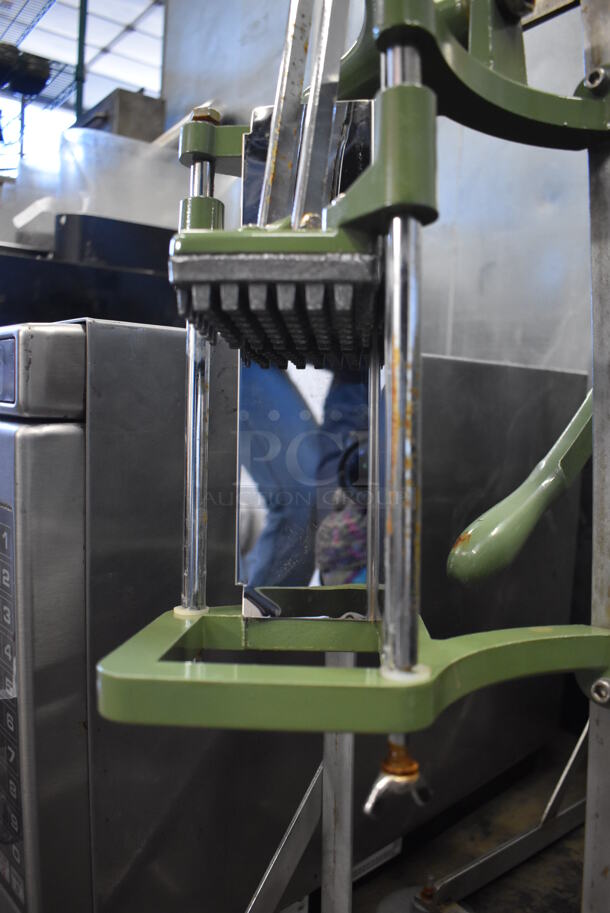 Metal Commercial Countertop French Fry Cutter on Frame. 12x15x26 - Image 3 of 4