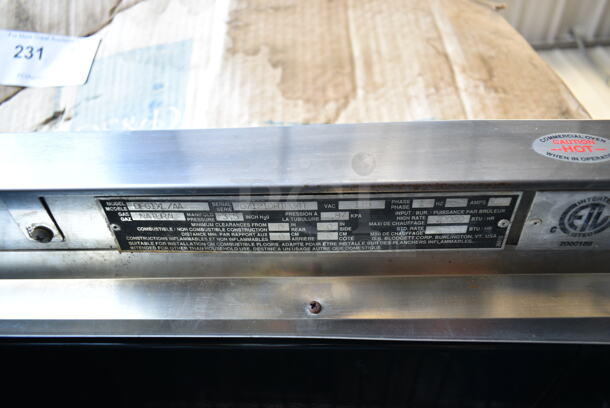 2 Blodgett DFG1XL/AA Stainless Steel Commercial Natural Gas Powered Full Size Convection Oven w/ View Through Doors, Metal Oven Racks and Thermostatic Controls. 2 Times Your Bid! - Image 8 of 11