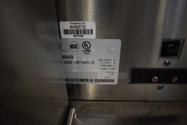 2013 Bunn Model DUAL SH DBC Stainless Steel Commercial Countertop Dual Coffee Machine w/ 2 Stainless Steel Brew Baskets and 2 Bunn Model SH SERVER Satellite Servers. 120/208-240 Volts, 1 Phase. 18x24x36. Tested and Working! - Image 4 of 5