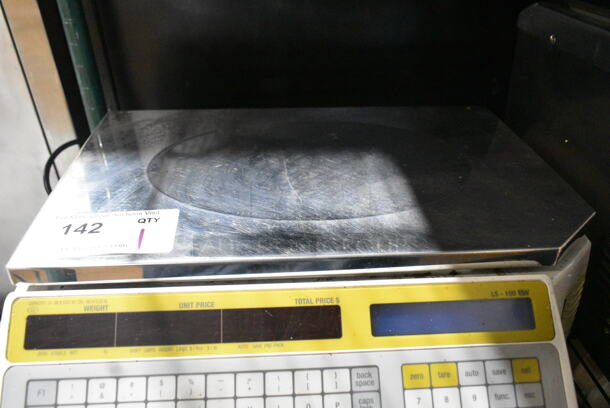 Easy Weigh LS-100 Metal Countertop Scale. Tested and Working! - Image 3 of 7