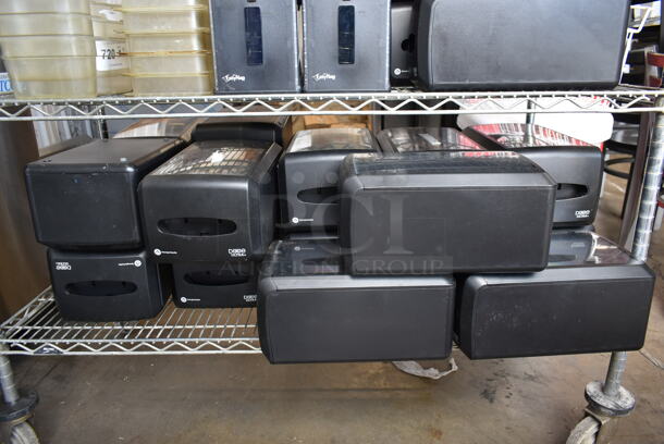 ALL ONE MONEY! Metro Lot of Various Items Including Poly Drop In Bins, Napkin Dispensers and Mop Heads. Shelving Unit Not Included. - Image 6 of 9