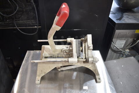 Redco Metal Countertop Vegetable Cutter. 