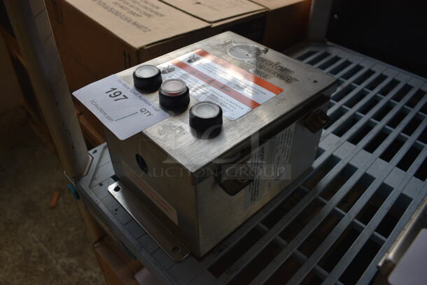 BRAND NEW! Insinkerator Model MRS-14 Stainless Steel Garbage Disposal Control Box. Goes Great w/ Lot # 5! 7x6x9 - Image 2 of 4