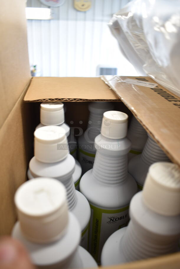 ALL ONE MONEY! Lot of BRAND NEW SCRATCH AND DENT! Cleaner Including 3 999ENZFLOOR1G Enzo Kleen Enzymatic Floor Cleaner Jugs, 3 Noble 147ENZDRAIN1G Ready-to-Use Enzymatic Drain Maintainer, 12 Noble Enzymatic Drain Maintiner Bottles.  - Image 5 of 8