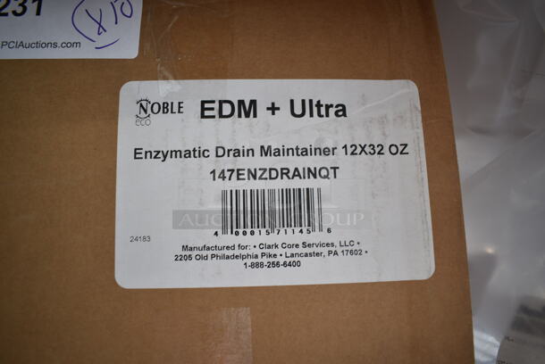 ALL ONE MONEY! Lot of BRAND NEW SCRATCH AND DENT! Cleaner Including 3 999ENZFLOOR1G Enzo Kleen Enzymatic Floor Cleaner Jugs, 3 Noble 147ENZDRAIN1G Ready-to-Use Enzymatic Drain Maintainer, 12 Noble Enzymatic Drain Maintiner Bottles.  - Image 6 of 8