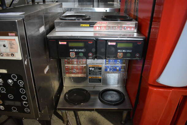 Bunn Model AXIOM 2/2 TWIN Stainless Steel Commercial Countertop 4 Burner Coffee Machine. 120/208-240 Volts, 1 Phase. 16x18x23 - Image 1 of 5