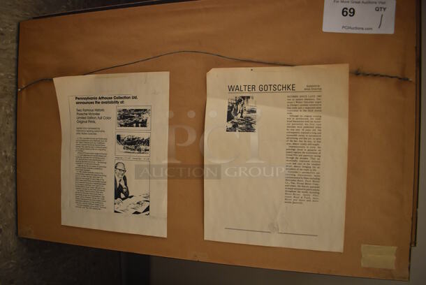 Framed Picture of Racing in the Rain. - Image 6 of 8