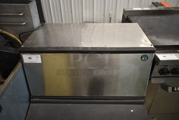 Hoshizaki Stainless Steel Commercial Ice Head on Bin w/ Commercial Casters. - Image 3 of 9