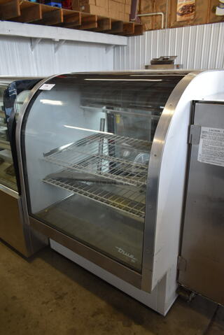 2019 True TCGG-36-LDStainless Steel Commercial Floor Style Deli Display Case Merchandiser. 115 Volts, 1 Phase. Tested and Working!