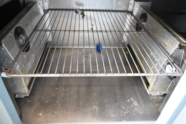 Delfield Stainless Steel Commercial Sandwich Salad Prep Table Bain Marie Mega Top on Commercial Casters. Tested and Working! - Image 7 of 9