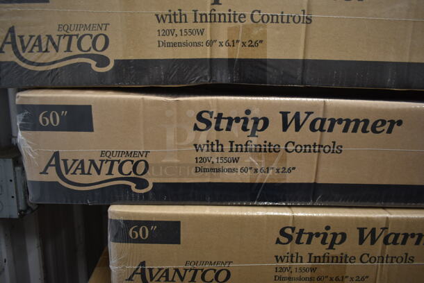 PALLET LOT of 56 BRAND NEW SCRATCH AND DENT! Avantco 177SW60INCP Stainless Steel Commercial 60" High Wattage Strip Warmer with Infinite Controls. Stock Picture Used as Gallery. 56 Times Your Bid! - Image 3 of 6