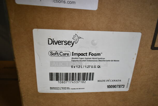 5 Boxes of 6 BRAND NEW Diversey SoftCare Impact Foam Instant Hand Sanitizer. 5 Times Your Bid! - Image 3 of 3