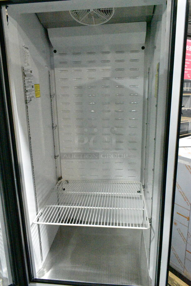 Pro-Kold CV16-ULH Metal Commercial Single Door Reach In Freezer Merchandiser w/ Poly Coated Racks on Commercial Casters. 115 Volts, 1 Phase. Tested and Working! - Image 5 of 6