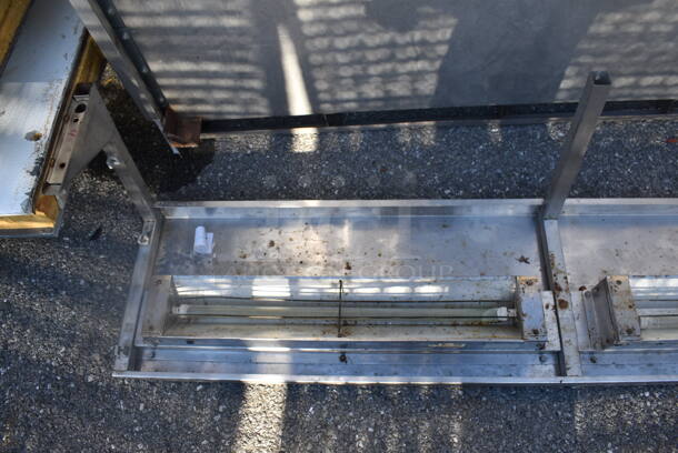 Stainless Steel Commercial Shelf w/ 2 Power Strips. 72x15.5x15.5 - Image 3 of 4