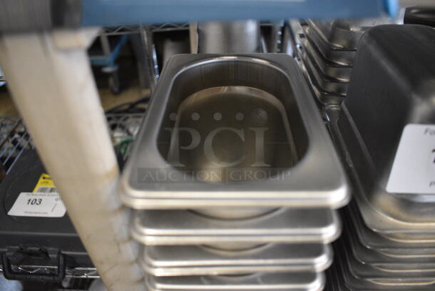 12 Stainless Steel 1/9 Size Drop In Bins. 1/9x6. 12 Times Your Bid! - Image 3 of 3