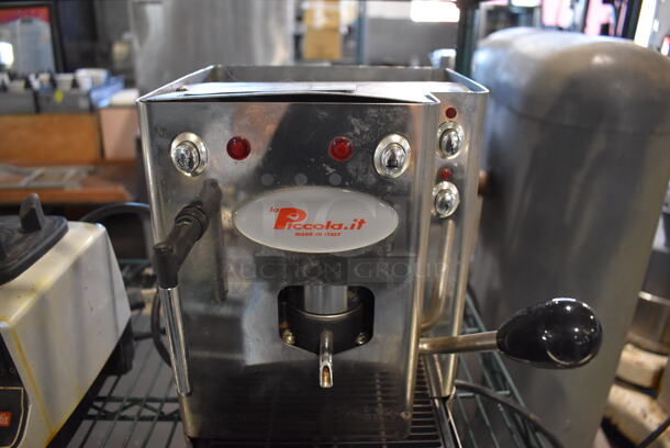 Piccola Sara Acciaio Vapore Stainless Steel Commercial Countertop Single Group Espresso Machine w/ Steam Wand. 9x12x12 - Image 4 of 6