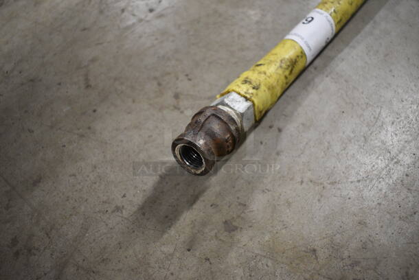 Yellow Gas Hose. 36" - Image 2 of 3
