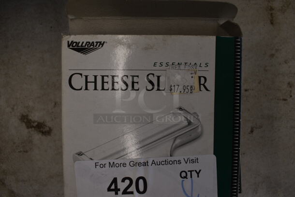ALL ONE MONEY! Lot of 4 BRAND NEW IN BOX! Vollrath Stainless Steel Cheese Slicer.  - Image 2 of 2