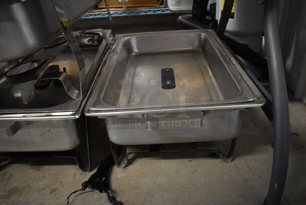 ALL ONE MONEY! Lot of 11 Various Metal Chafing Dishes w/ Drop In and Lid - Image 5 of 5
