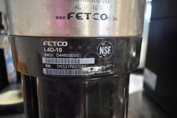 3 Fetco Luxus L4D-10 Stainless Steel Countertop Coffee Server Satellite on Stand. 3 Times Your Bid! - Image 5 of 5