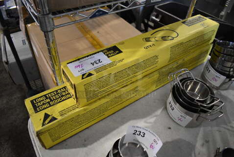 2 BRAND NEW Boxes of Ball Plugs. 2 Times Your Bid!
