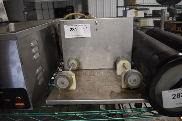 Stainless Steel Commercial Countertop Tumbler. 11x17x9. Tested and Powers On But Parts Do Not Move - Image 1 of 4