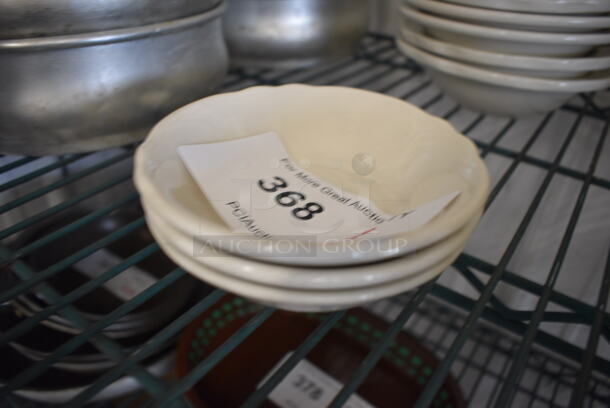 3 White Ceramic Bowls. 4.75x4.75x1.5. 3 Times Your Bid! - Image 2 of 3
