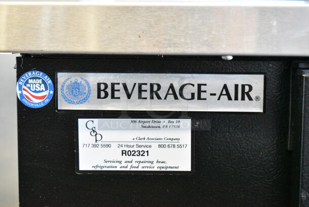 Beverage Air DD68-1-B Metal Commercial Direct Draw Kegerator w/ 2 Beer Towers. 115 Volts, 1 Phase. Tested and Working! - Image 2 of 8