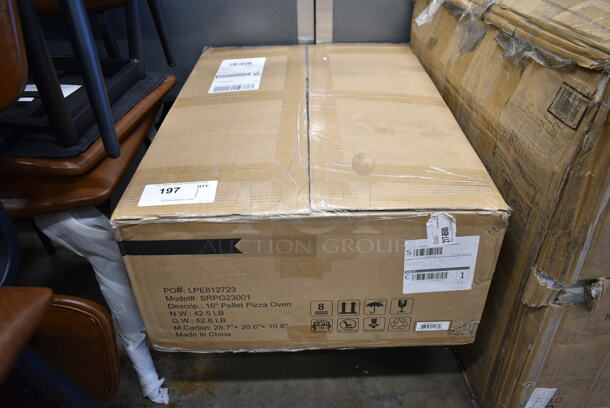 BRAND NEW SCRATCH AND DENT! Master Cook SRPG23001 16 in. Wood Pellet Pizza Oven - Image 2 of 3