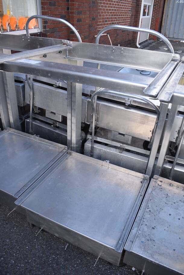 Metal Commercial Dolly on Commercial Casters. 27x31x50 - Image 3 of 4