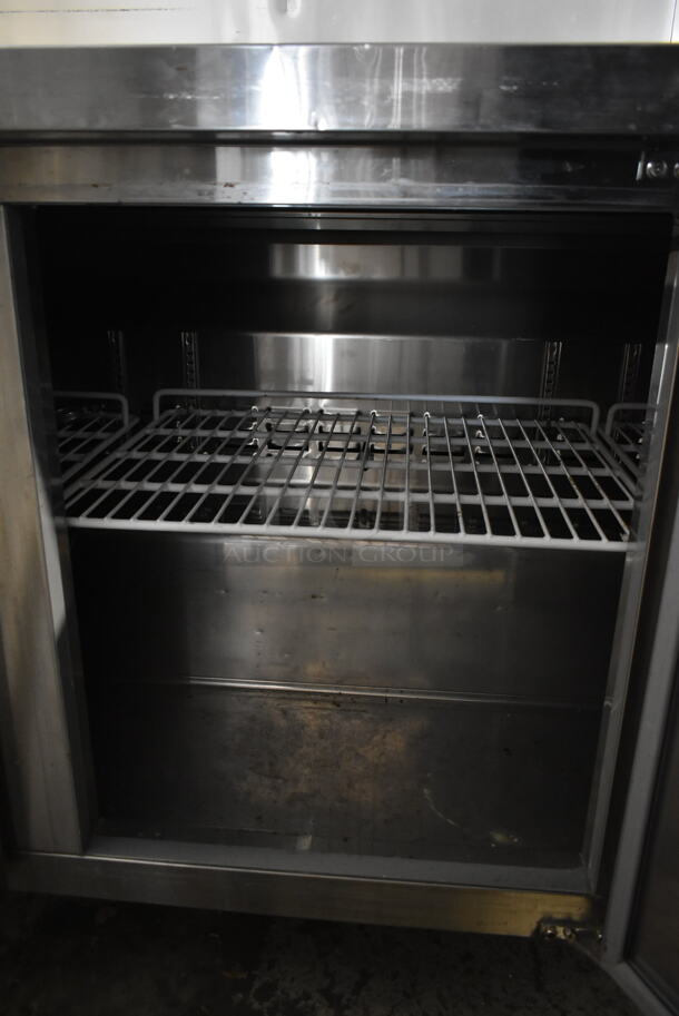 Avantco 178TUC72R Stainless Steel Commercial 3 Door Undercounter Cooler on Commercial Casters. 115 Volts, 1 Phase. Tested and Powers On But Does Not Get Cold - Image 7 of 9