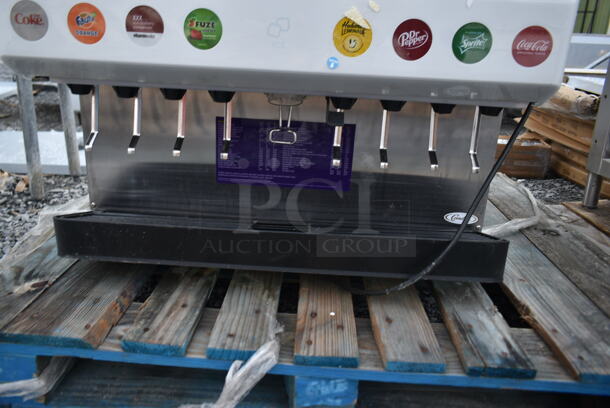 Cornelius ED250 Stainless Steel Commercial Countertop 8 Flavor Carbonated Beverage Machine. 115 Volts, 1 Phase.  - Image 3 of 6