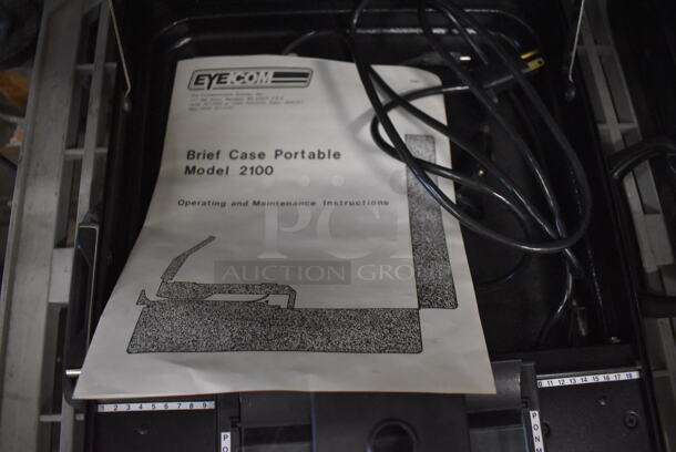 Eyecom 2100 Portable Microfishe Reader in Hard Case. 13x18.5x5.5 - Image 4 of 6