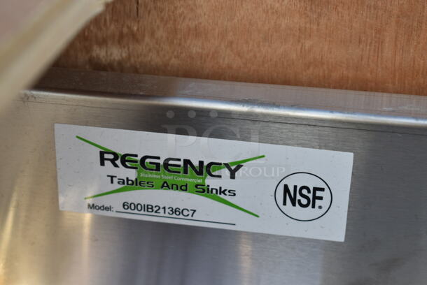 BRAND NEW SCRATCH AND DENT! Regency 600IB2136C7 21" x 36" Underbar Ice Bin with 7 Circuit Post-Mix Cold Plate and Bottle Holders - Image 7 of 7