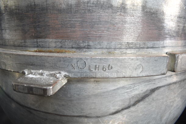 2 Items; Hobart VMLH60 Metal Mixing Bowl and Hobart VMLH40 Metal Dough Hook Attachment. 2 Times Your Bid! - Image 6 of 6