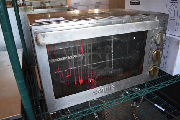 Waring Stainless Steel Commercial Countertop Electric Powered Convection Oven. 120 Volts, 1 Phase. 24x17x14. Tested and Does Not Power On - Image 5 of 6