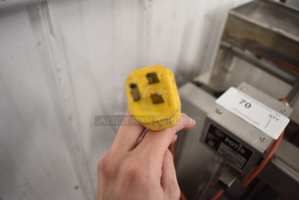 Potis 1 RPM Stainless Steel Commercial Countertop Gyro Machine. 115/125 Volts, 1 Phase. 25x25x45. Tested and Working! - Image 6 of 7
