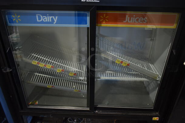 2017 True GDM-41SL-48-HC-LD Metal Commercial 2 Door Reach In Cooler Merchandiser w/ Poly Coated Racks. 115 Volts, 1 Phase. Tested and Powers On But Does Not Get Cold - Image 2 of 6