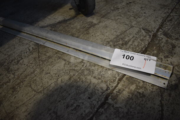 Metal Order Holding Rail. 36x1x2 - Image 2 of 3