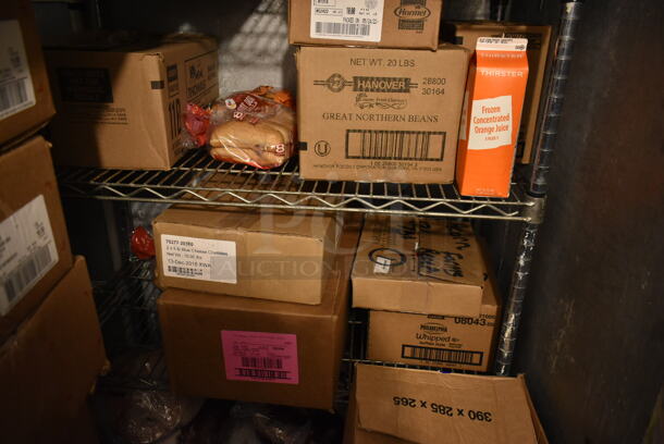 4 Various Shelving Units. Does Not Come w/ Contents. BUYER MUST REMOVE: BUYER MUST DISMANTLE. PCI CANNOT DISMANTLE FOR SHIPPING. PLEASE CONSIDER FREIGHT CHARGES. 4 Times Your Bid! (dish room) - Image 5 of 8