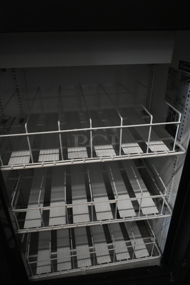 2024 True GDM-41SL-48-HC-LD Metal Commercial 2 Door Reach In Cooler Merchandiser w/ Poly Coated Racks. 115 Volts, 1 Phase. Tested and Working! - Image 4 of 5