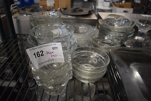 ALL ONE MONEY! Tier Lot of Various Items Including Glass Bowls, Plates and BRAND NEW IN BOX Espresso Saucers - Image 2 of 8